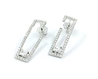 Orecchini Crivelli Donna in Oro bianco Diamante 0.80 Ct 258-105 - 258-105